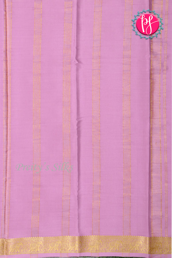 Pure Mysore Crepe Silk Saree-Mauvepink-PA19804