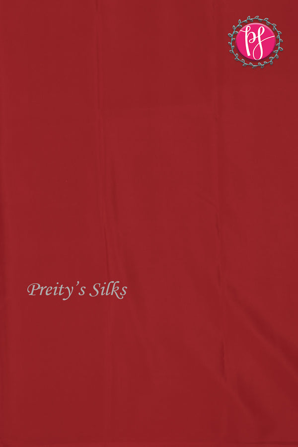 Pure Mysore Crepe Silk Saree Borderless -PA09550