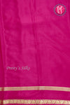 Pure Mysore Crepe Silk Saree -Royal blue And Mejentapink-PF82488