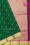 Kanchipuram Soft Silk Saree-Green-PA20390