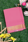 Pure Mysore Crepe Silk Saree-Gandaberunda self-Rosepink-PA29132