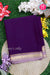 Pure Mysore Crepe Silk Saree-Imperial Purple And Mauve- PA28638