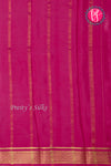 Pure Mysore Crepe Silk Saree-Orange And Pink-PA22355