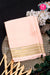 Pure Mysore Crepe Silk Saree-LightPeach PA33665