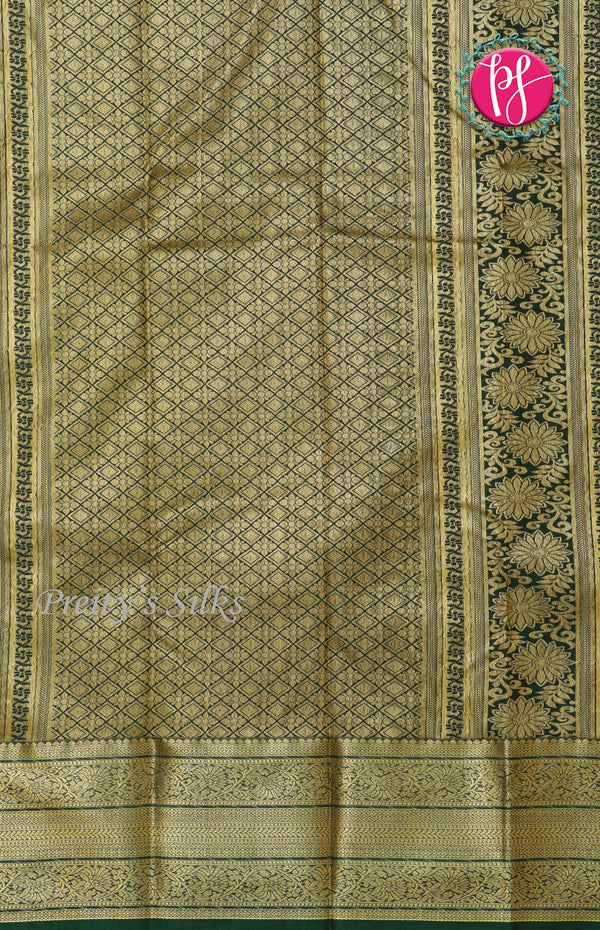 Half Pure Kanchipuram Silk Saree-PF60514