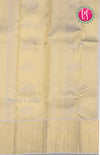 Pure Kanchipuram Silk Saree-Brocade Lavender and Cream-PF55517