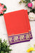 Pure Mysore Crepe Silk Saree-Contrast-Rustorange And Purple-PA19804