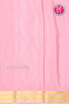 Pure Mysore Crepe Silk Saree -Bottle Green With Baby Pink -PF80567