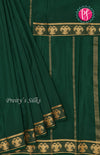 Pure Mysore Crepe Silk Saree-Gandaberunda Border-PF84405