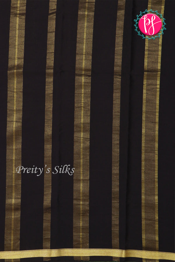 Pure Mysore Crepe Silk Saree-Singlechecks-PA20527