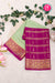 Pure Mysore Crepe Silk Saree-Pastelgreen And Mejentapink-PA46832