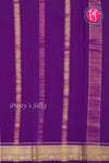 Pure Mysore Crepe Silk Saree-Purple-PF20850