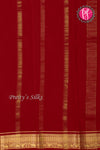Pure Mysore Crepe Silk Saree -Red-PA01326