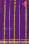 Pure Mysore Crepe Silk Saree-Lavender And Purple-PA19913