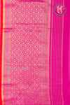 Pure Mysore Crepe Silk Saree Borderless Contrast-PA09550