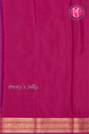 Pure Mysore Crepe Silk Saree -Royal Blue With Pink-PF80561