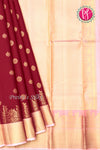 Pure Kanchipuram Silk Saree-Maroon And Lightpink-PF81310