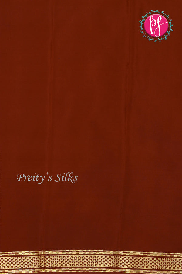 Pure Mysore Crepe Silk Saree -PF79640