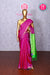 Kanchipuram Soft Silk Saree-Pink And Parrotgreen-PA20267