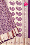 Pure Kanchipuram Silk Saree-Darkpurple -PA04484