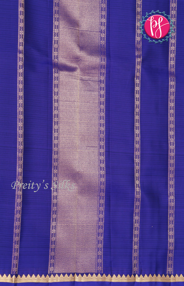 Half Pure Kanchipuram Silk Saree-PF68707