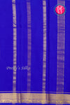 Pure Mysore Crepe Silk Saree-Royalblue-PF20850