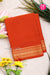 Pure Mysore Crepe Silk Saree-Orange-PA35304