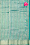 PURE KADDI BANARASI GEORGETTE SILK SAREE-Aquablue-PA23868