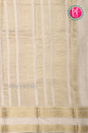 Pure Designer Crepe Silk Saree-Deepnavyblue And Halfwhite-PA20827