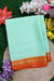 Pure Mysore Crepe Silk Saree-Pastel mint green And Orange-PA28638