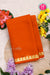 Pure Mysore Crepe Silk Saree-Orange-PA21766
