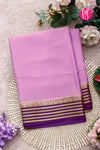 Pure Mysore Crepe Silk Saree-Mauve And Purple-PA28717