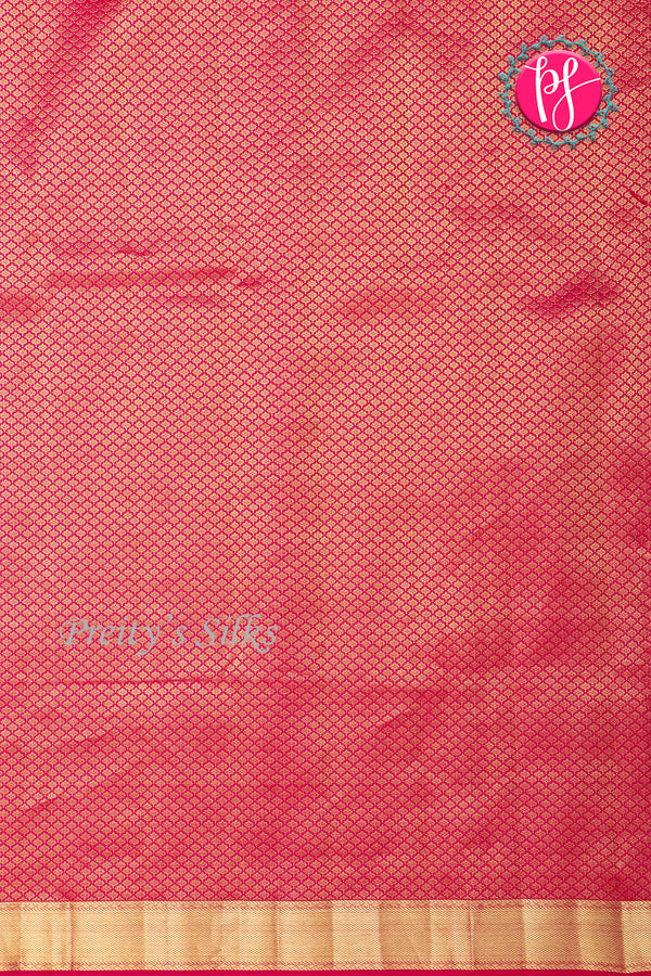Pure Kanchipuram Silk Saree-Pink-PA20363