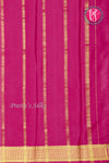 Pure Mysore Crepe Silk Saree-Bottlegreen a-PF82729