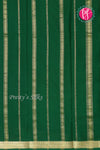 Pure Mysore Crepe Silk Saree -Mejentapink And Bottlegreen-PA09448