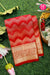Pure Brocade Kanchipuram Silk Saree-Red-PA27188