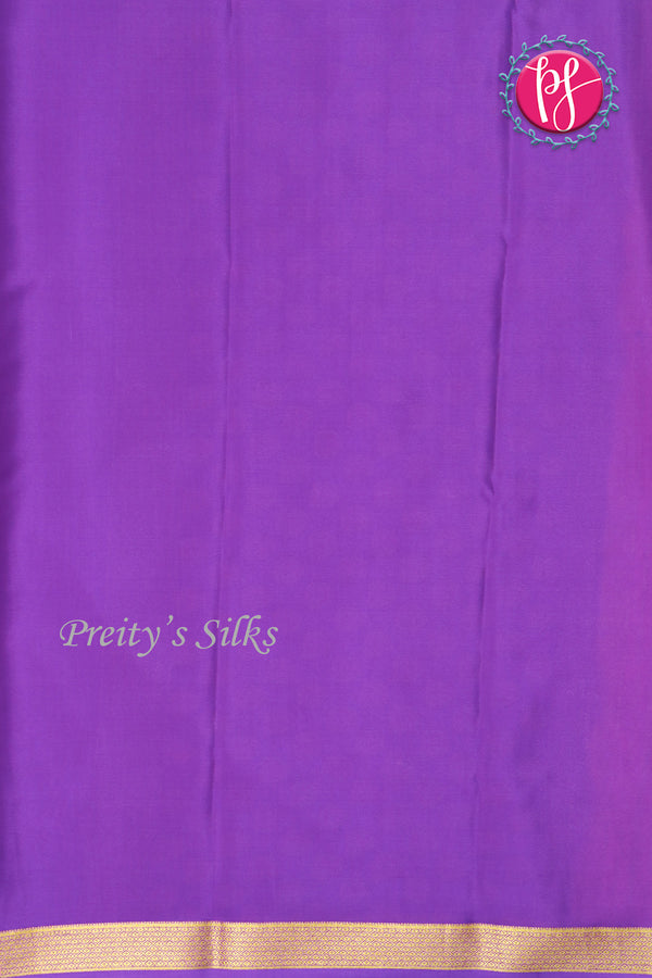 Pure Mysore Crepe Silk Saree -PF77442