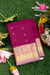 Half Pure Kanchipuram Silk Saree-Berryred And Mauvepink-PA35213