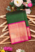 Pure Kanchipuram Silk Saree-Green And Pink-PA23602