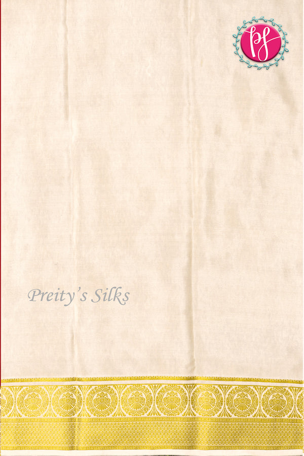 Pure Mysore Crepe Silk Saree-PF77383