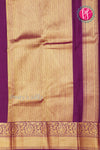 Pure Kanchipuram Silk Saree-Ligth Green With Wine-PF81285