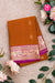 Half Pure Kanchipuram Silk Saree-Mustardyellow And Pink-PA25013
