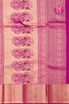 Pure Kanchipuram Silk Saree-Olivegreen And Pink-PF72295