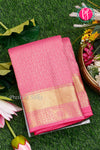 Pure Kanchipuram Silk Saree-Light pink-PA27186
