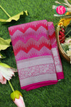 Pure Kanchipuram Silk Saree-Pink-PA27188