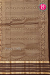Half Pure Kanchipuram Silk Saree-Rustorange And Maroon-PF04461
