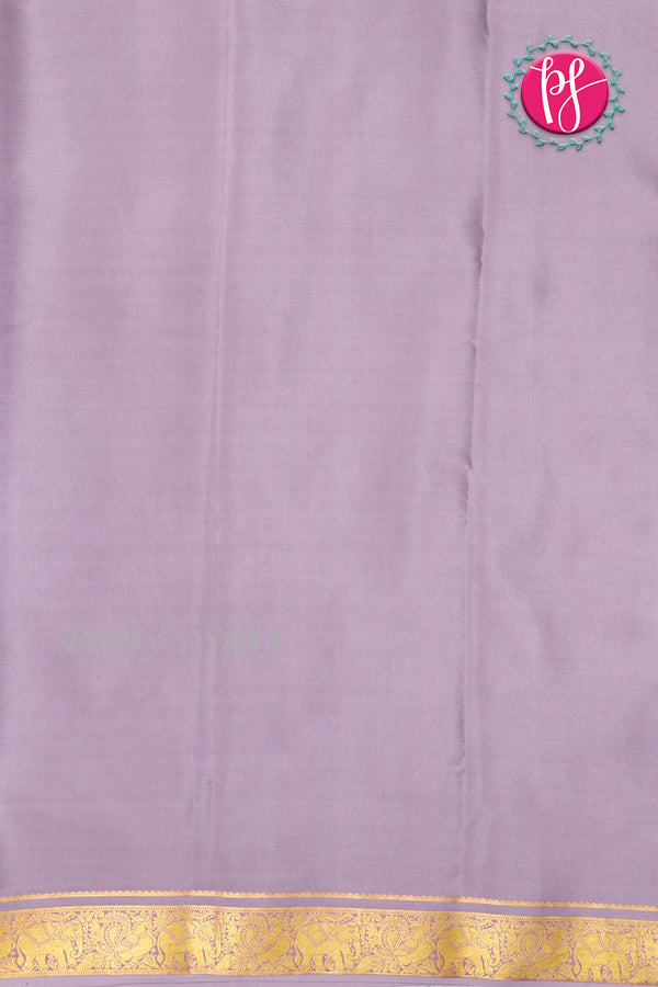 Pure Mysore Crepe Silk Saree-PF77430