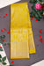 Pure Kanchipuram Silk Saree-Yellow-PA24533