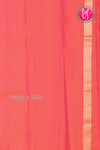 Pure Kanchipuram Silk Saree-Orange-PA20369