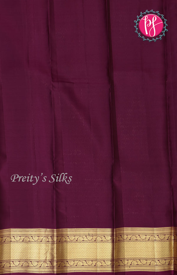 Half Pure Kanchipuram Silk Saree-PF59088